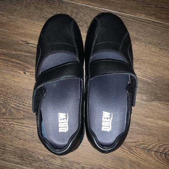 Seriously Comfortable Supportive BNIB Black Leather DREW Specialty Shoes Size 7 - Picture 5 of 11